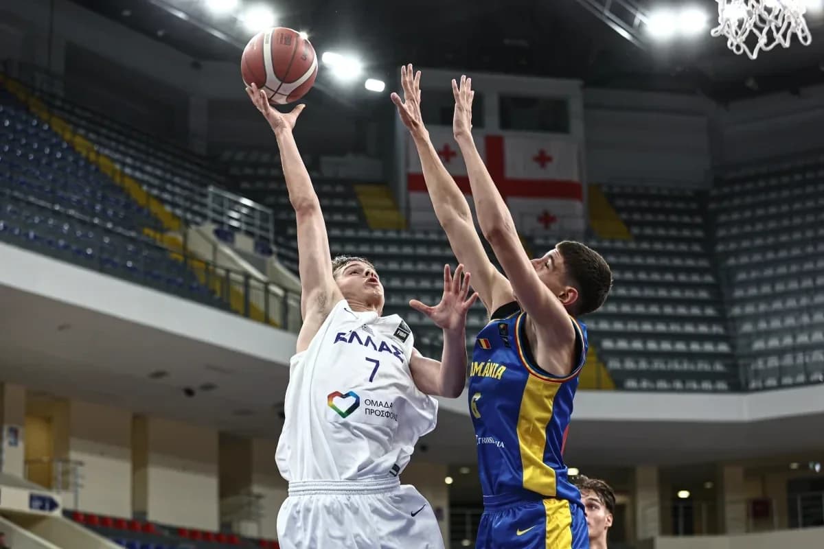 Grecia Sub-16 vence a Rumanía en el Eurobasket Sub-16