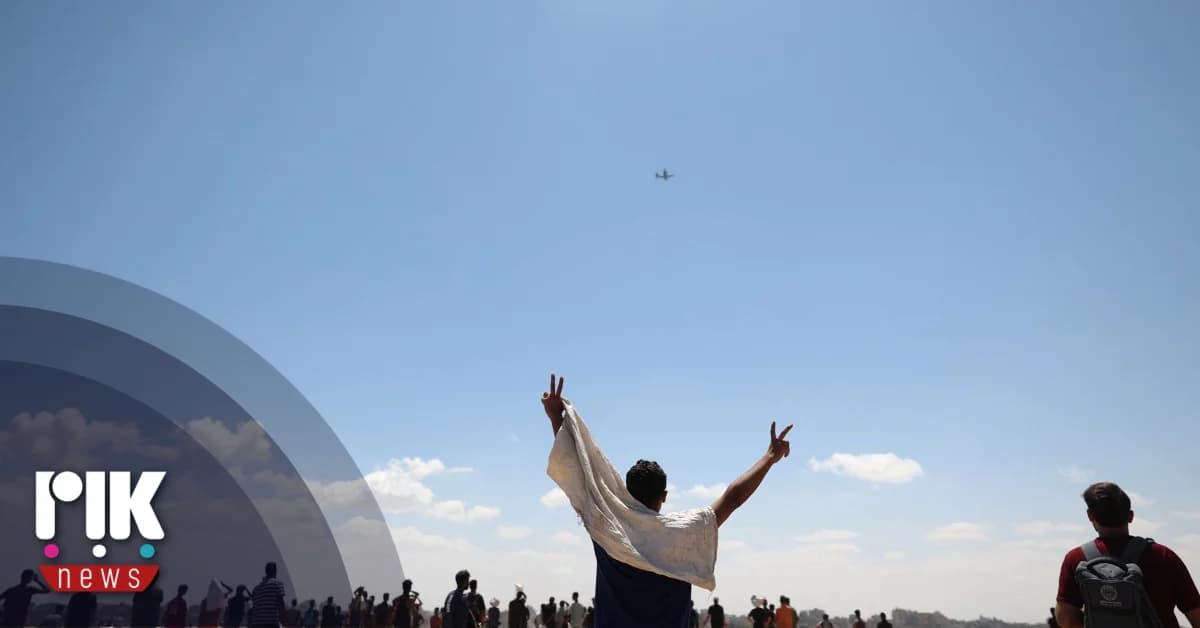 Griechische Kampfjets werfen 8,5 Tonnen Nahrungsmittelhilfe in Gaza ab
