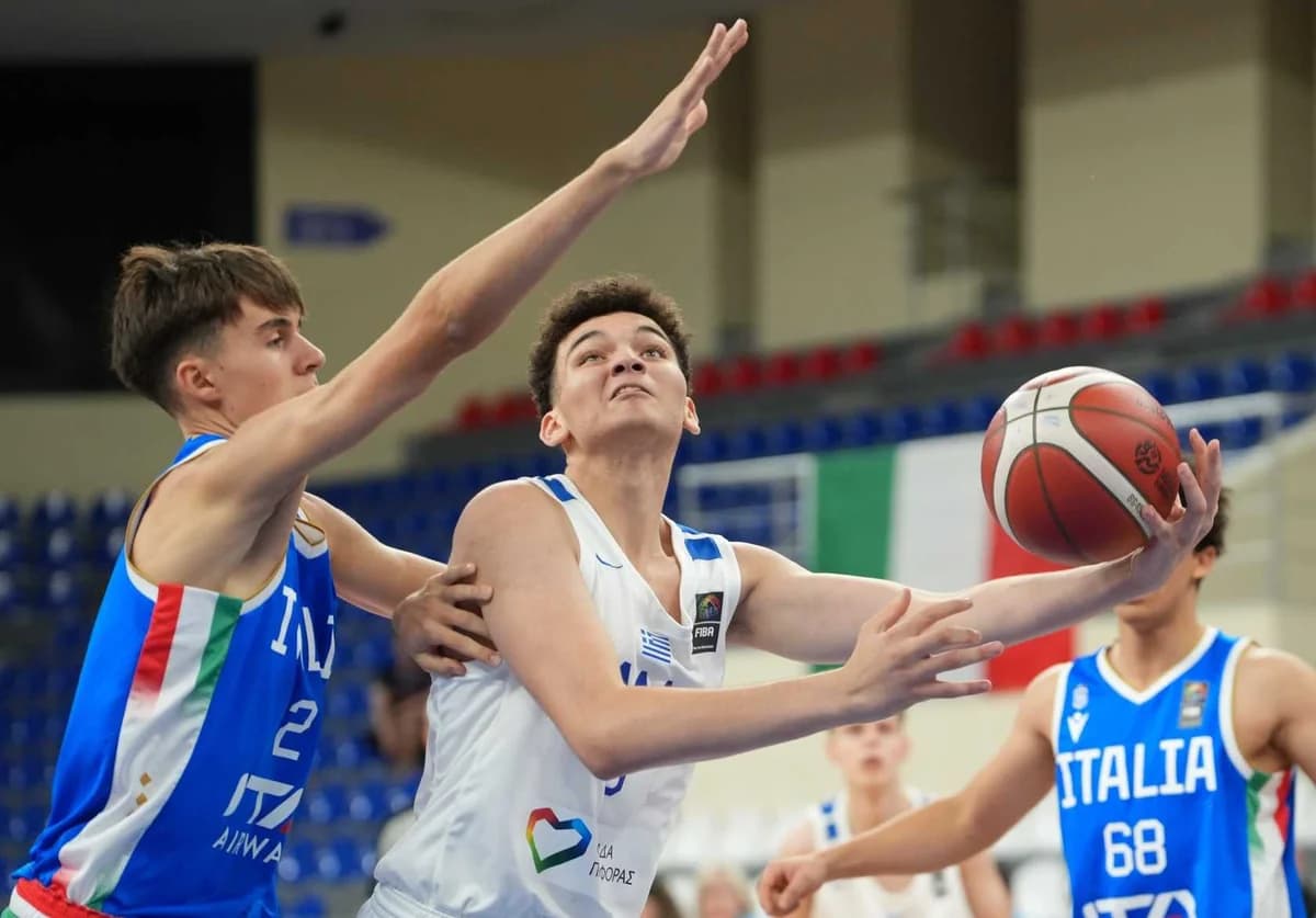 Εθνική Παίδων: ήττα από την Ιταλία στο EuroBasket U16