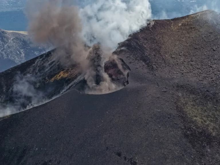 Etna: Impresionantes imágenes de la nueva erupción volcánica