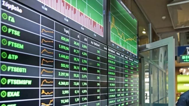 הבורסה באתונה: חצתה את רף 2,100 הנקודות - ראלי עבור מטלן ואיג'יאן