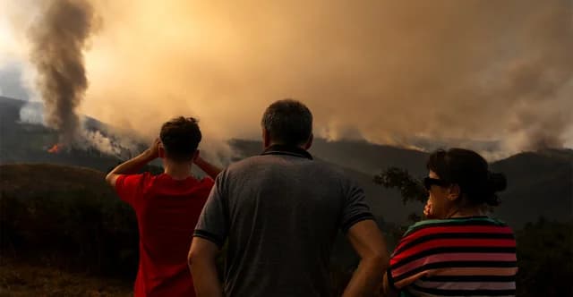שריפת יער בספרד: הרוג במדריד, אלפי דונמים עלו באש