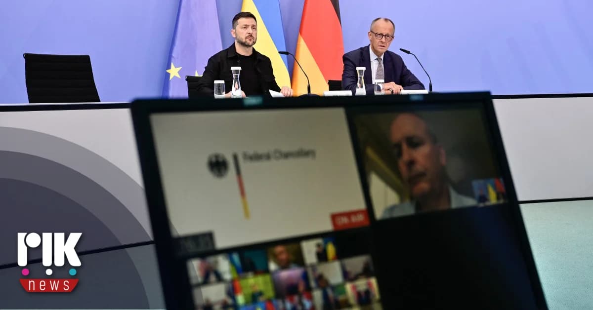 ЕС и Украина объединяются в Берлине, телеконференция с Трампом
