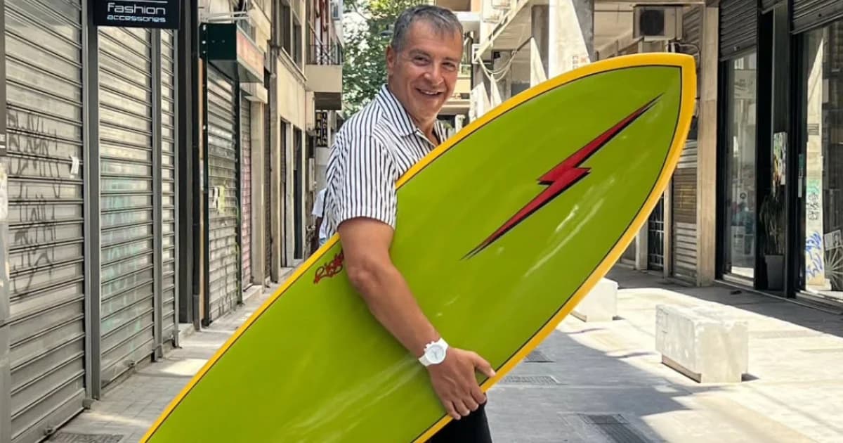 סטאברוס תיאודוראקיס: גלישת סאפ באיתקה