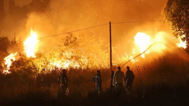 Südeuropa: Waldbrände wüten weiterhin in Spanien, Italien, Griechenland, Albanien