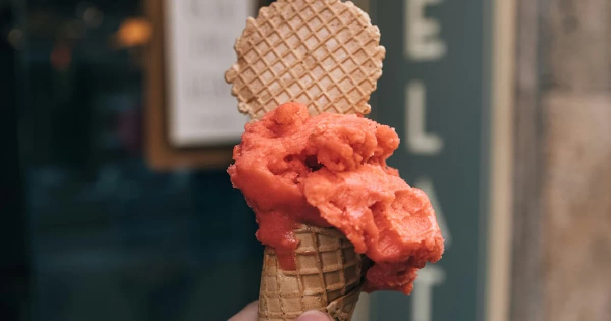 Erfrischendes Wassermelonen-Eis von Giorgos Tsoulis für nach dem Strand