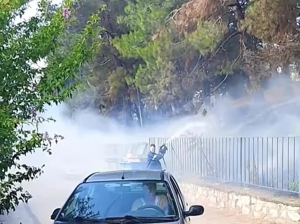 Διδυμότειχο: Φωτιά σε άλσος κοντά στο 1ο Γυμνάσιο και σε σπίτια