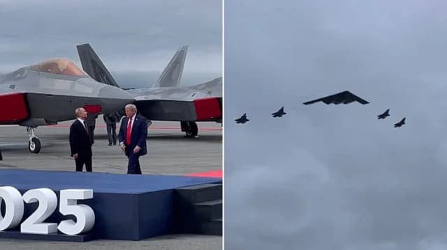 תגובת פוטין למטס ה-F-35 וה-B-2 של טראמפ באלסקה