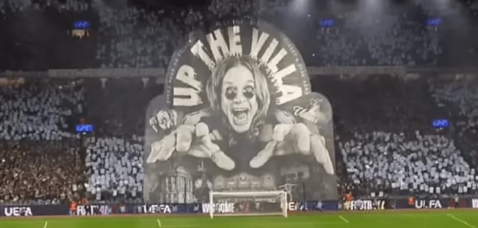 Aston Villa ehrt das Andenken an Ozzy Osbourne (Video)