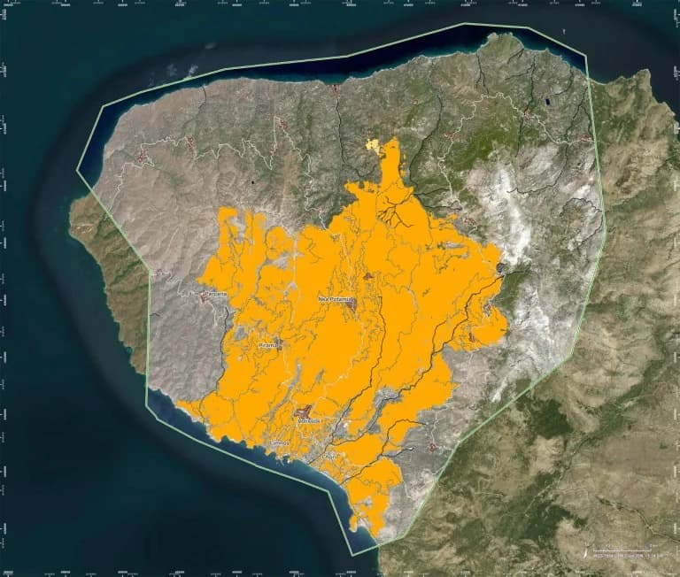 Chios: Nearly 70,000 Acres Burned – Satellite Images of Destruction