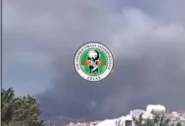 Gran incendio en Tsada, Paphos – Responden fuerzas terrestres y aéreas