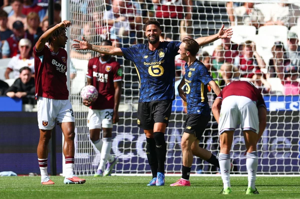 Giroud se convierte en el goleador más veterano en la historia del Lille