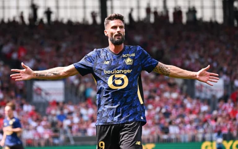 Olivier Giroud se convierte en el goleador más veterano en la historia de la Ligue 1