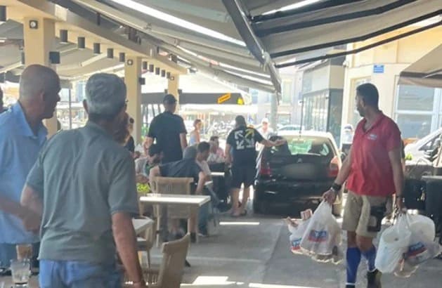 Chania: Betrunkene Fahrerin räumt Tische in Fußgängerzone ab