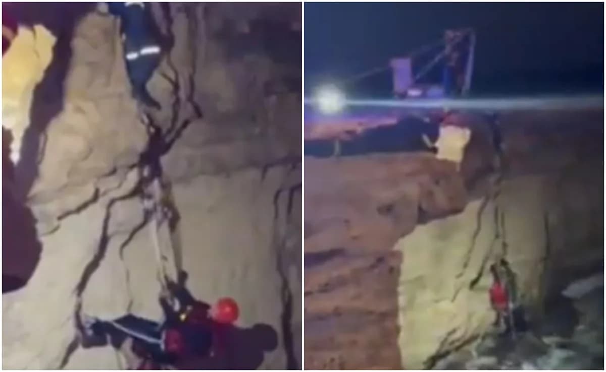 Rescue of 4 People in Cape Greco Sea Caves – Video