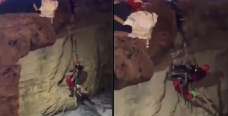 Rescue Operation at Cape Greco Sea Caves – Video
