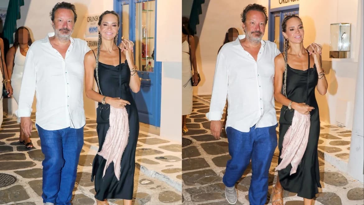 Nikoletta Karra und Dionysis Panagiotakis: Verliebt in Mykonos
