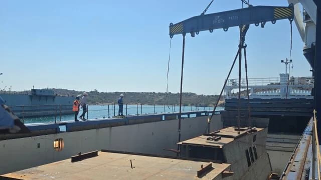 Salamis Shipyards Delivers Blocks for French FDI Frigate