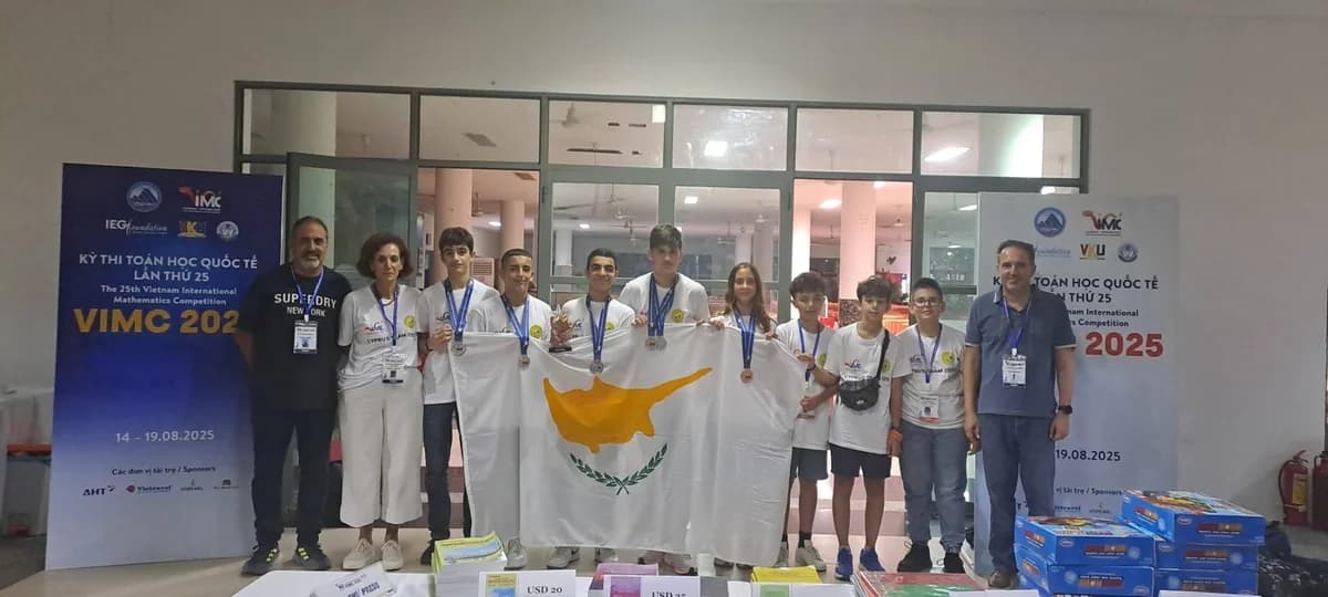 Zypern gewinnt Medaillen beim Internationalen Mathematikwettbewerb in Vietnam