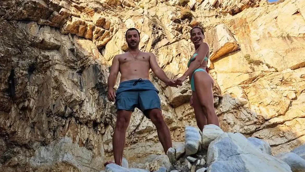 Iliana Mavromati and Stathis Koikas: Vacation in Ikaria