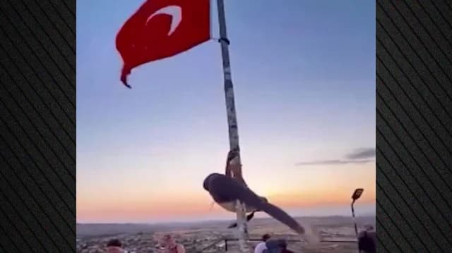 Türkei: Reaktionen auf Video von Pole Dance an türkischer Flaggenstange