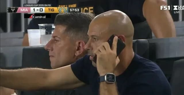 Ίντερ Μαϊάμι: Ο Μασεράνο αποβλήθηκε και έδινε οδηγίες από τις κερκίδες