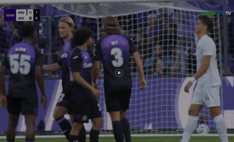 Anderlecht vs AEK: Gol de Dolberg y Oportunidad Perdida de Zini (video)