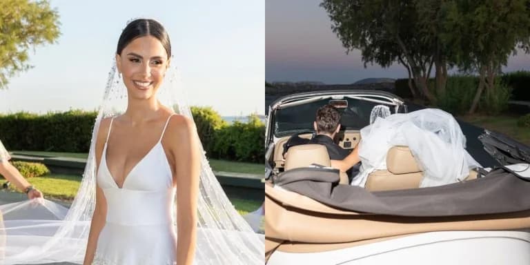 Αλεξάνδρα Νίκα και Κωνσταντίνος Αργυρός: Φωτογραφίες από τον γάμο τους