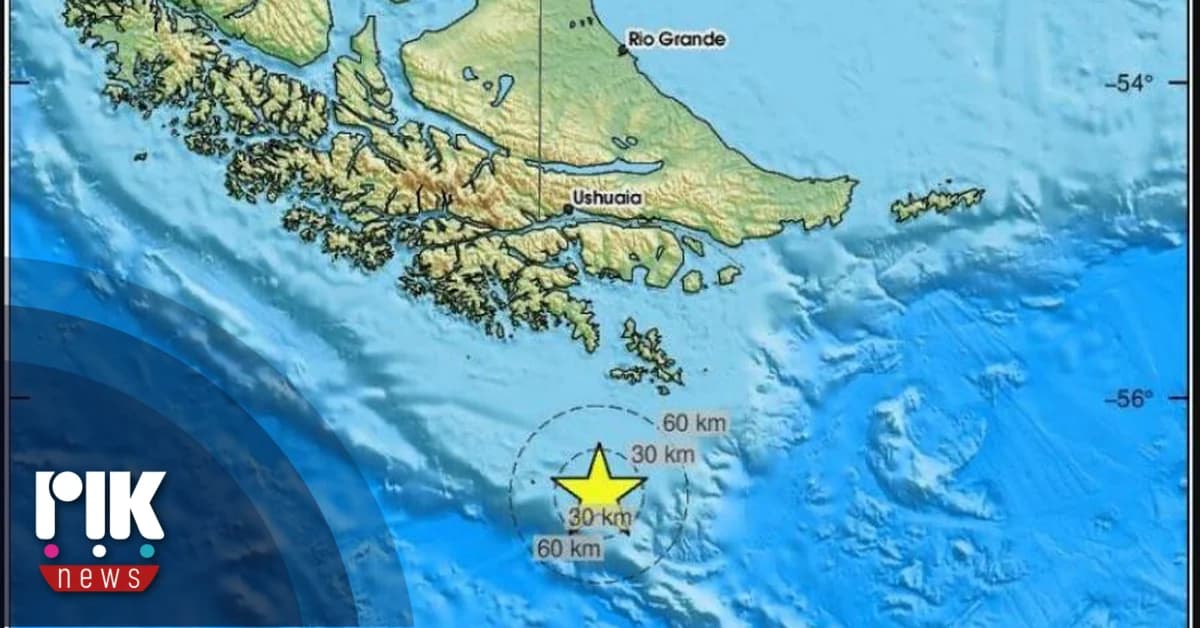 Fuerte Terremoto de 7,5 Richter en el Pasaje de Drake