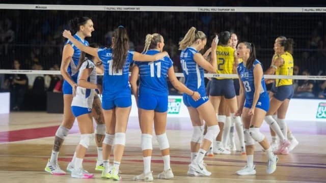 אליפות העולם בכדורעף נשים: יוון מפסידה לברזיל