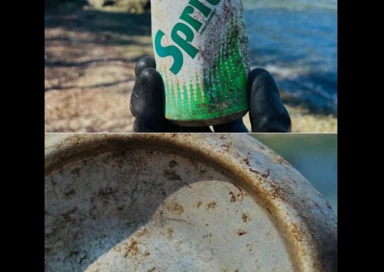Cleaningans: Συλλογή απορριμμάτων 40 ετών σε παραλίες Χαλκιδικής
