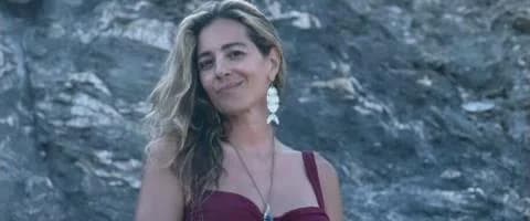 Natassa Bofiliou im Bikini von Folegandros
