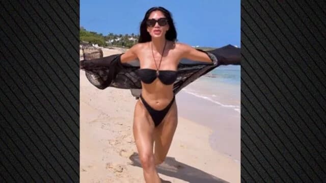 Nicole Scherzinger singt Billy Joel am Strand