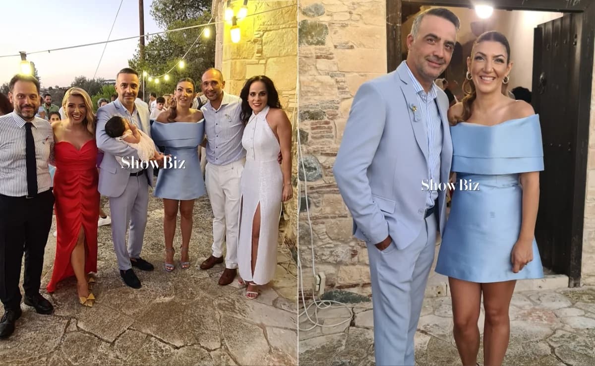 Μιχάλης Σοφοκλέους και Παναγιώτα Ιακώβου βάφτισαν την κόρη τους