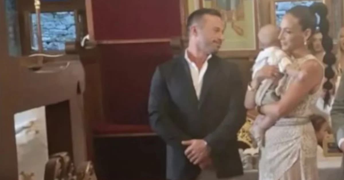 Anthí Voulgari – Kostas Konstantinidis: Decoración Encantadora en el Bautizo de su Hijo