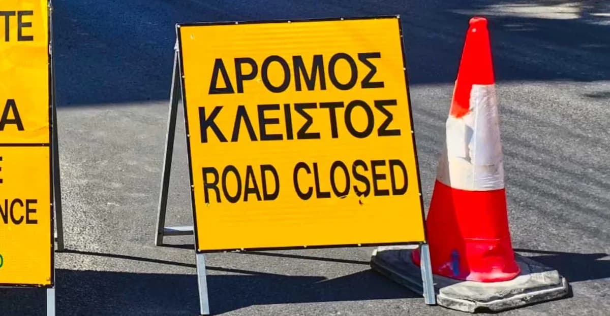 Section of Leontiou Street in Limassol Closed Due to Construction