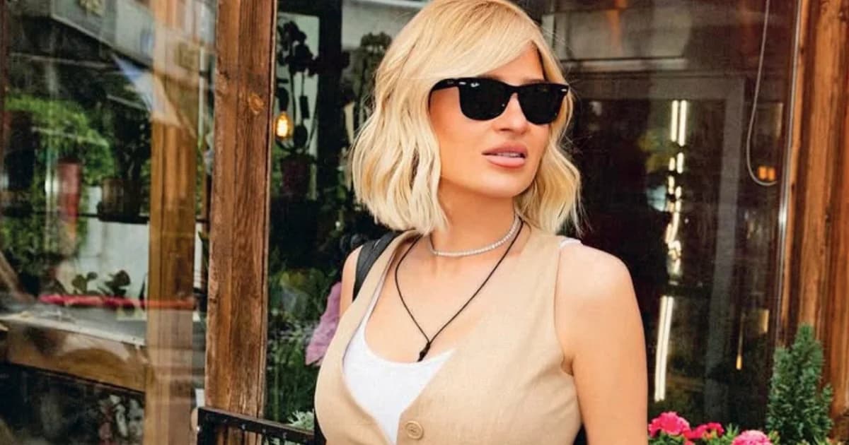 La manicura nude de Faye Skorda en Los Ángeles