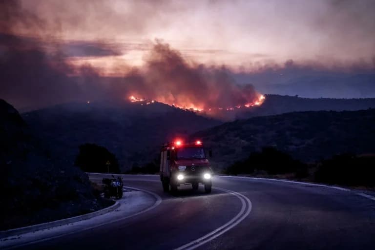 סיכון גבוה מאוד לשריפות במספר אזורים ביום רביעי