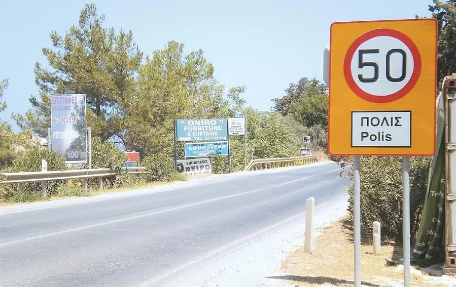 Paphos: Straßenarbeiten an der Straße Paphos–Polis Chrysochous verlaufen planmäßig