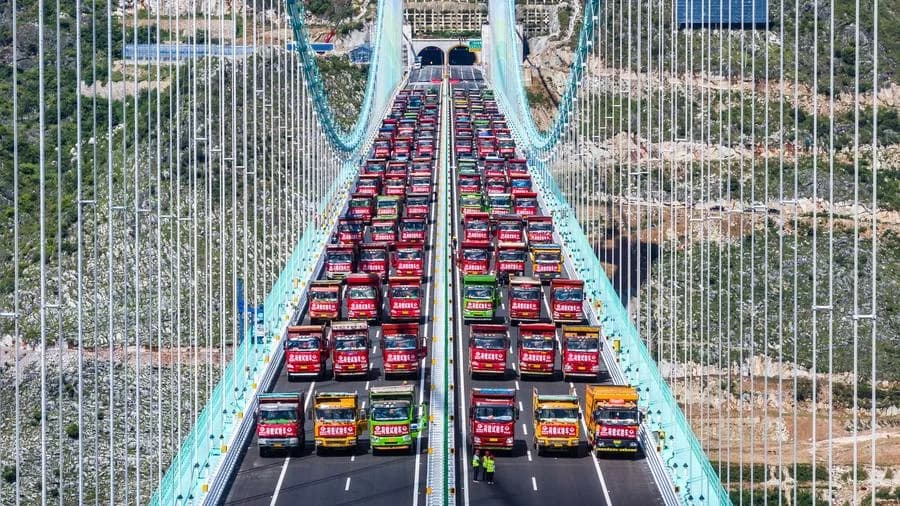 World's Highest Bridge Passes Stress Test