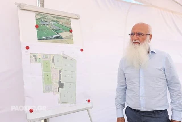 Ο Ιβάν Σαββίδης επισκέφθηκε το νέο αθλητικό κέντρο του ΠΑΟΚ