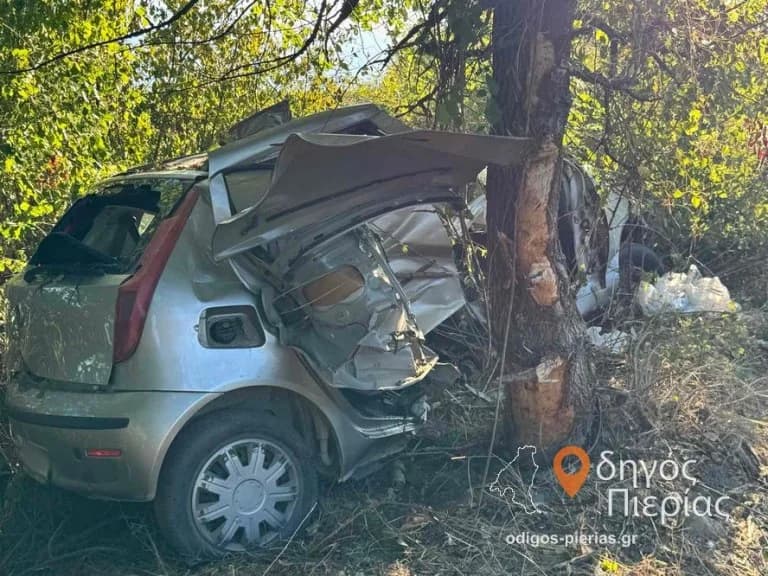 Τροχαίο στην Πιερία: Κρίσιμη η 11χρονη, εκτός κινδύνου η μητέρα
