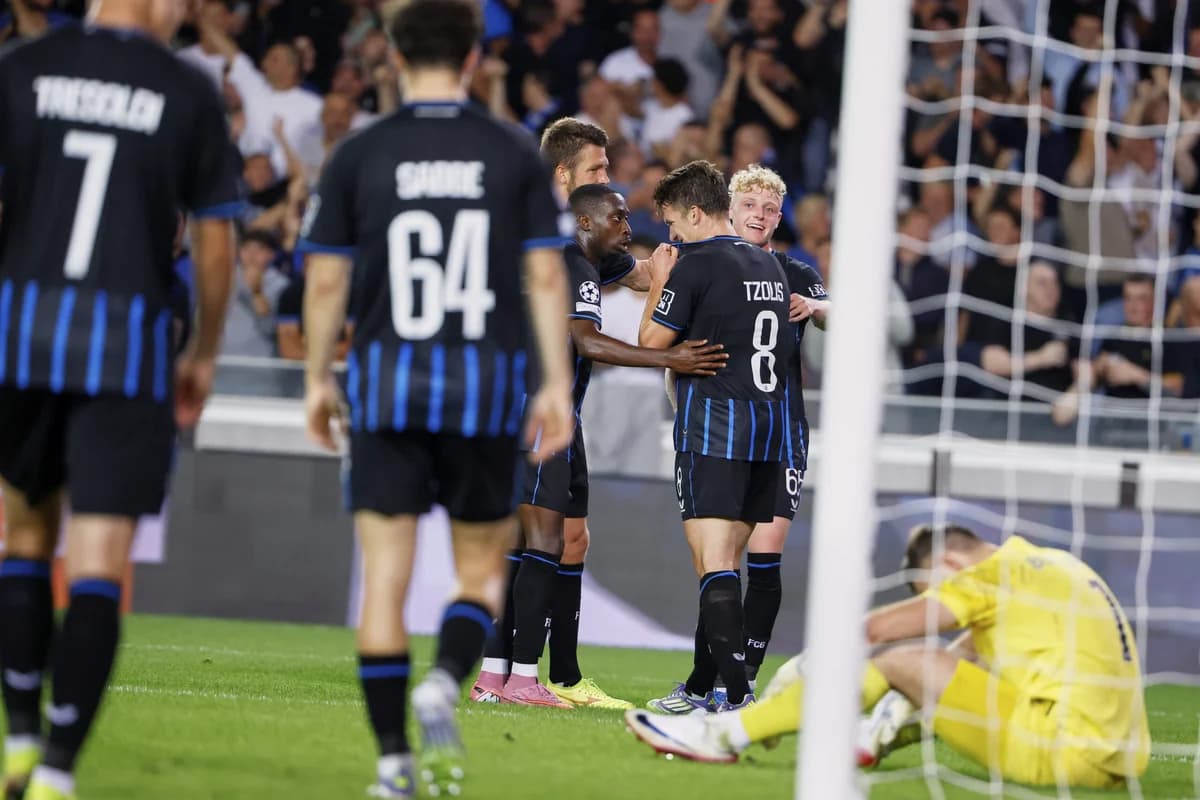 Tzolis' Club Brugge, Pavlidis & Hatzidiakos qualify for Champions League