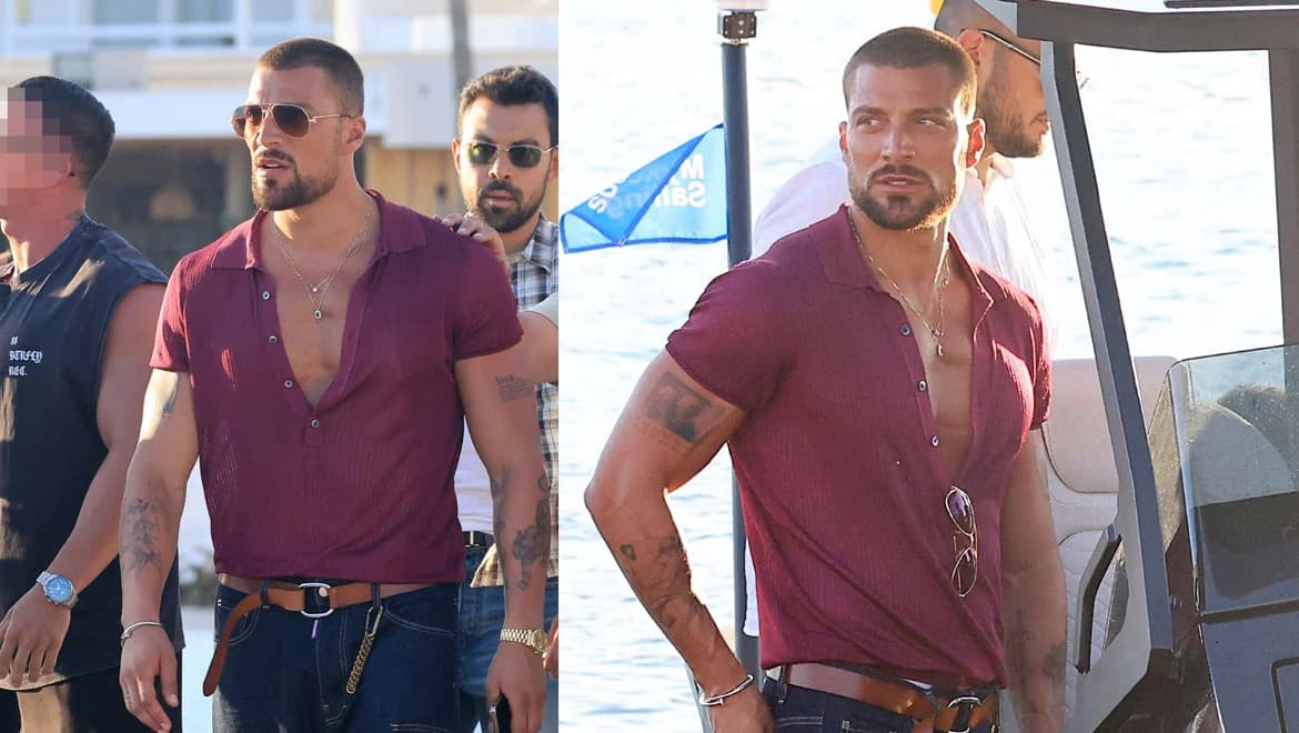 Simone Susinna: El actor de '365 Días' de vacaciones en Mykonos