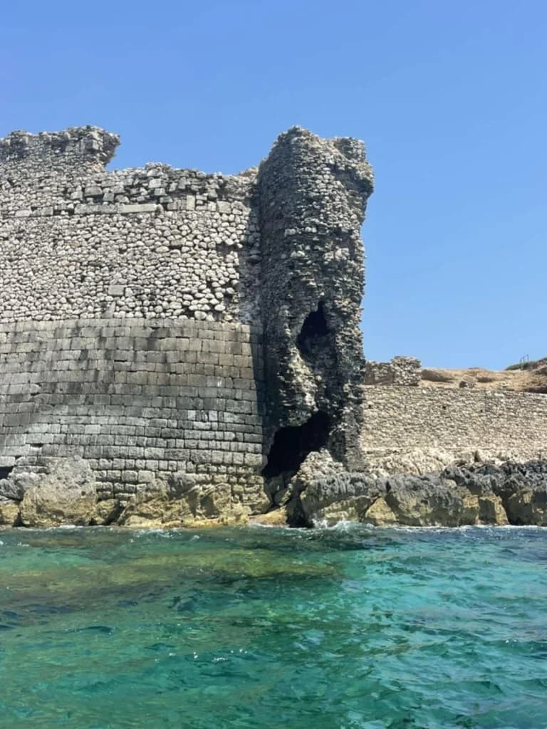 Mauer der Burg Methoni wird mit 1,7 Millionen Euro gefördert