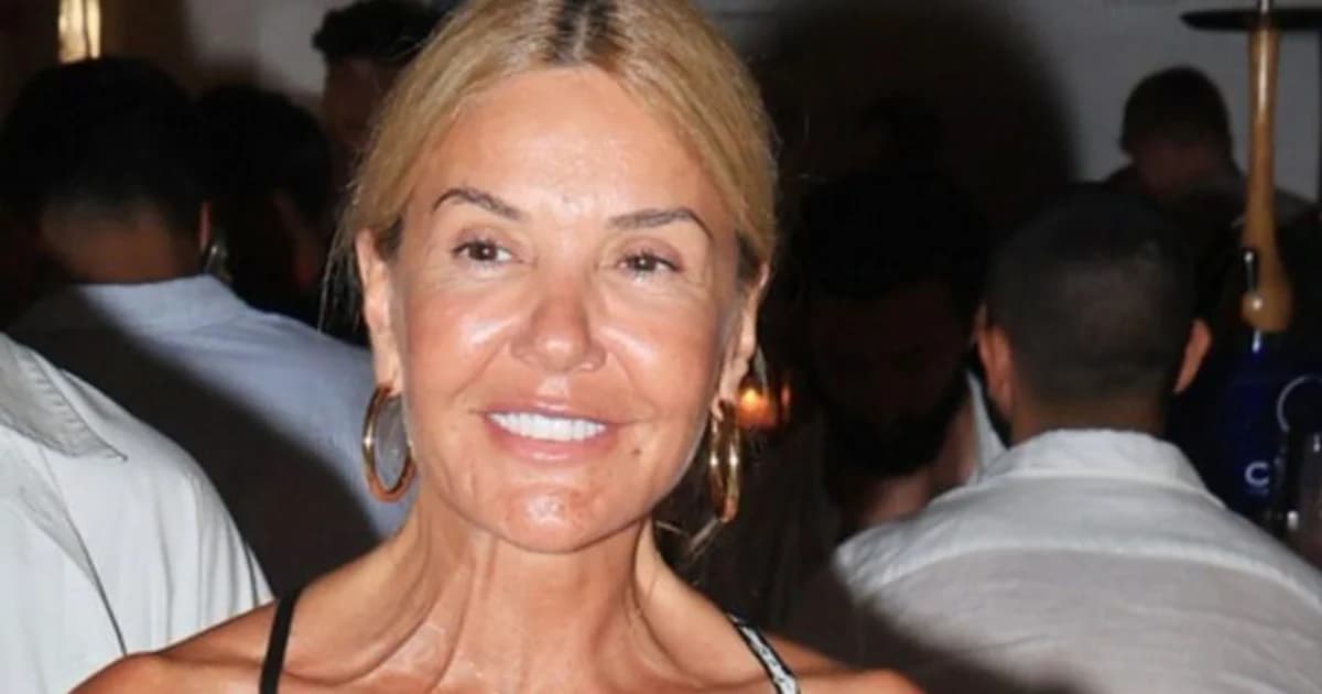 Christina Pappa bei einem Abendausflug in Mykonos gesichtet