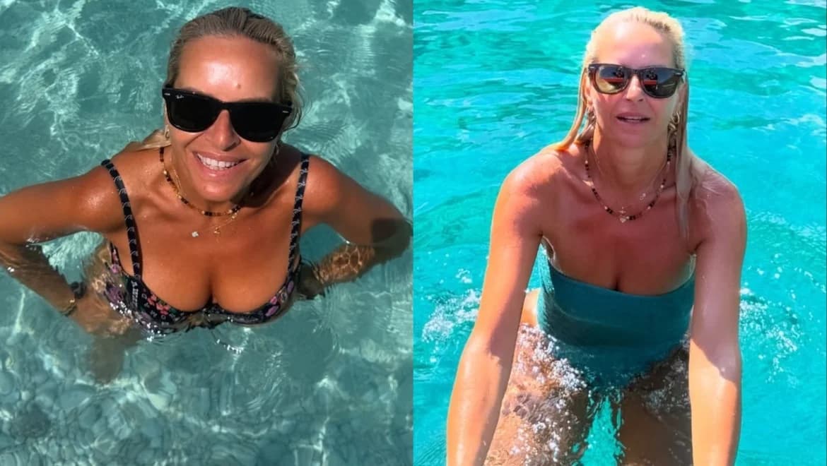 Maria Bekatorou: Vacation in Kefalonia with boat trips and friends