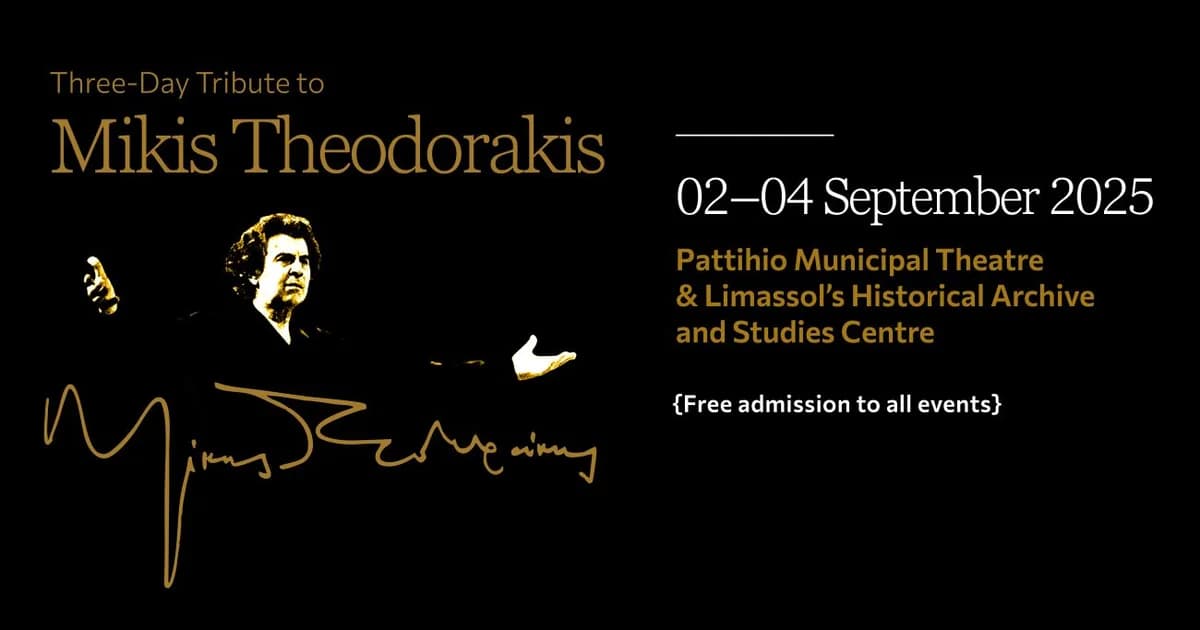 Three-Day Tribute to Mikis Theodorakis in Limassol