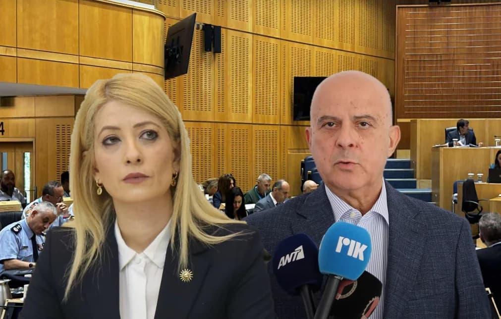 Spannungen zwischen Annita Demetriou und Marios Karoyiannis im Parlament wegen des Brandes in Limassol