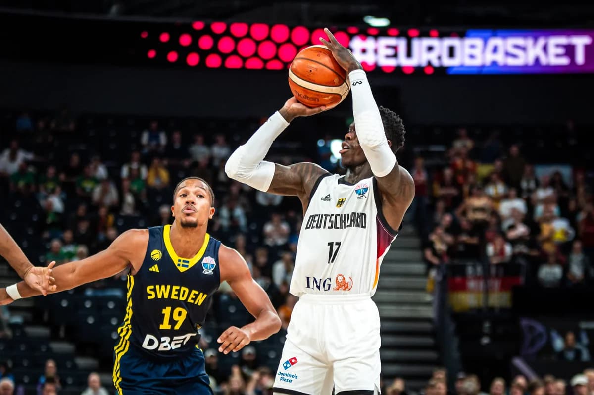 EuroBasket 2025: Deutschland erzielt Hunderter gegen Schweden